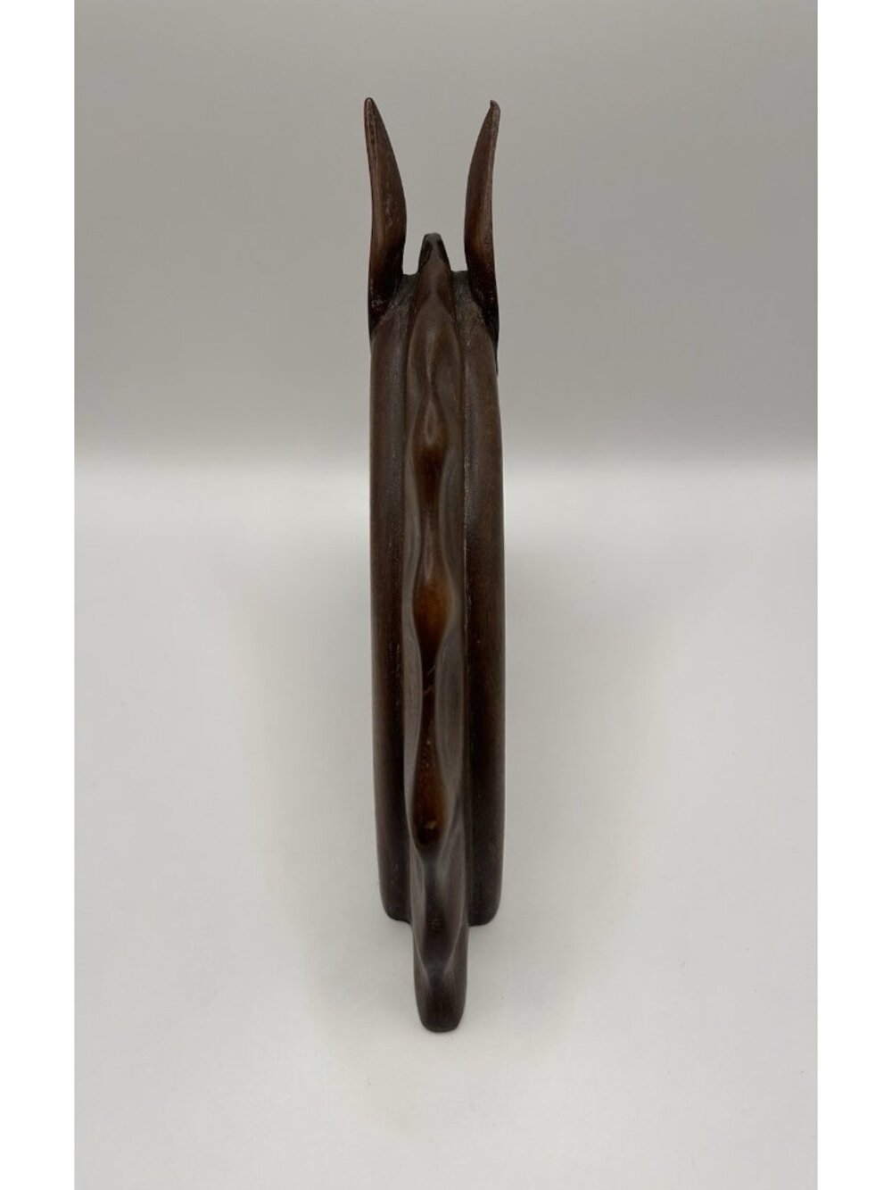 Wood Horse Head Sculpture Mid Century Modern Hand Carved Figurine MCM Rustic - Picture 13 of 14